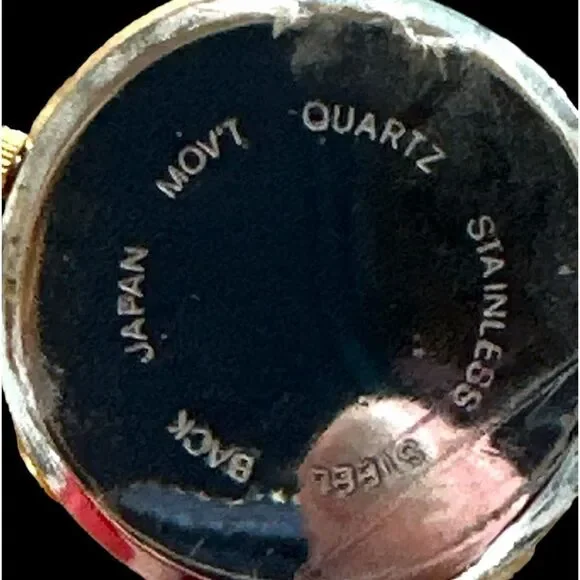 Lot of 3 Duel Time Quartz watch stainless steel back Japan- leather bands - Picture 7 of 8